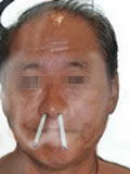 タバコ責めされる滋賀県のマゾ男